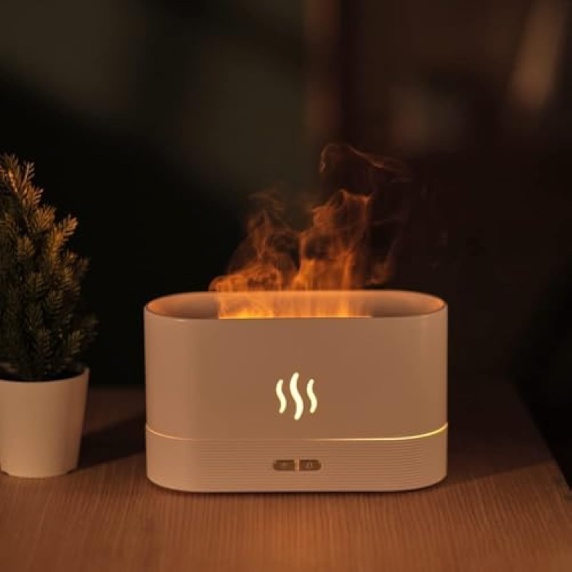 Flame Light Aromatherapy Humidifier & Essential Oil Diffuser